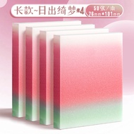 Deli Graduated Transparent Sticky Notes Dry Fast Frosted Post-It Notes for Middle And High School St