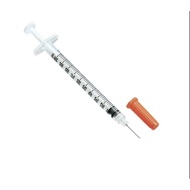 (U-100) [GREEN] Insulin Syringe With Needle Jarum Picagari 29g X 1/2 1ML- 1 PCS