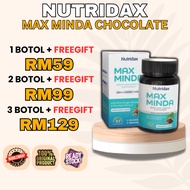 [100% ORIGINAL] NUTRIDAX MAX FOCUS MAX MINDA BRAIN AND EMOTION SUPPLEMENT CHOCOLATE FLAVOUR 30TABS