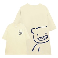 Áo thun nữ form rộng ATD326 Miucho cotton cổ tròn in artwork