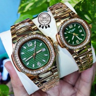 Laz. Sale Couple Watch Patek Philippe Automatic Hand Full Stainless Casual Watch Actual-Pic Non-Tarn