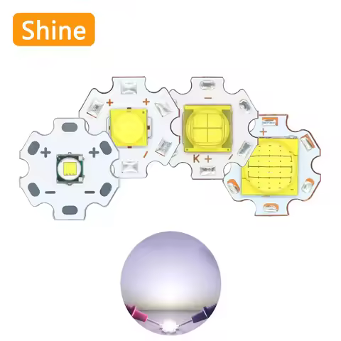 LED Beads XHP50 XHP70 XHP90 XHP110 LED COB PCB Chip 5W 18W 30W 45W 54W 72W 20mm DC3V 5V 6-8V 24V For