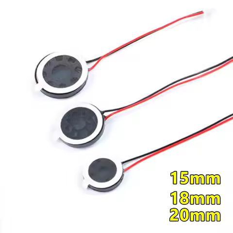 1pcs Round 8 Ohm 1W Speaker 8ohm 15mm 18mm 20mm Loud Speakers Mobile Phone Small Loudspeaker Audio C