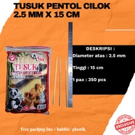 Cilok Pentol Skewer 2.5 mm x 15 cm contents 350 pcs cilok skewer meatball skewer bamboo skewer takoy