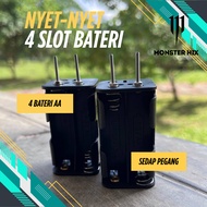 Nyet nyet Tamiya, 4 Slot Battery holder Tamiya, Battery holder Tamiya