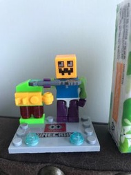 95% new Minecraft Pumpkin Steve 積木砌圖