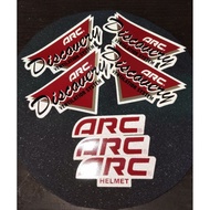 STIKER HELMET ARC DISCOVERY