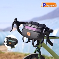 [Perfk1] Bike Handlebar Bag Lightweight Multifunctional Professional Bike Front Bag