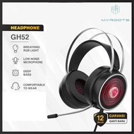 MYROOTS X Lenyes GH52 Breathing Light Deep Bass Headphone Gaming Headset Original