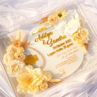 Frame Box Full Acrylic Acrylic Frame Dowry Frame Gift Figure Dowry 25x30 25x35 30x30 35x35 30x40