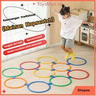 Hopscotch Hoop Toy Educational Toy for Children Indoor Outdoor Jumping Toy