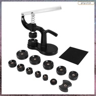 [L E U R] 14Pcs Watch Press Set,18Mm To 50Mm Watch Case Closer,Watch Repair Kit (Black)