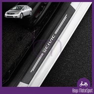 Honda Civic FD 8th Door Step Sticker Protector Fit For 2005 - 2012 Civic 8th FD SNA SNB BAYU Motorsp