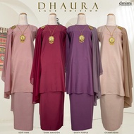 DMIMI Baju Kurung Moden DHAURA | Kurung Labuh | High Quality Swiss Embroidery | Small Size to Plus S