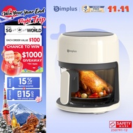 Simplus Air Fryer | 3.5L Ideal Capacity | 1200W Power l LCD Touchscreen l 10 Preset Menus | 13 in 1 