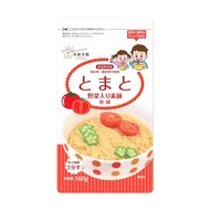 日本東銀來麵 - 無食鹽寶寶蔬菜細麵-番茄-160g/包