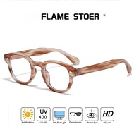 European American Square Small Frame Glasses Men Trendy Unique Plain Glasses Frame Round Frame Retro