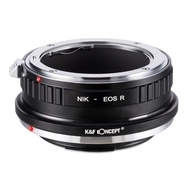 K&F Concept Adapter for Nikon F Auto AIS D Lens to Canon EOS R Camera RF R5 R6
