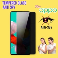 Tempered Glass Non List Anti Spy Oppo A3 A3x A3s A5 A5s A7 A7n A7x A8 A9 A11 A11k A11x A12 A12e A12s