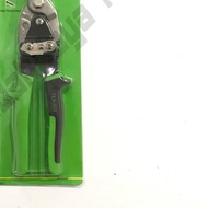 ✺ TEKIRO Aviation Snip 10 Inch - Straight Hollow Zinc Light Steel Scissors ➦