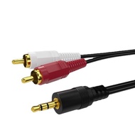RCA 3.5mm Aux Audio Cable to AUX RCA Aux Audio Cable Output Kabel Speaker Converter