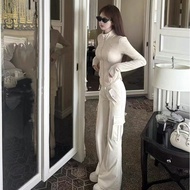 autumn outfit woman one set women outfit airport outfit women Korean Lazy Casual Sunscreen Shirt Jac