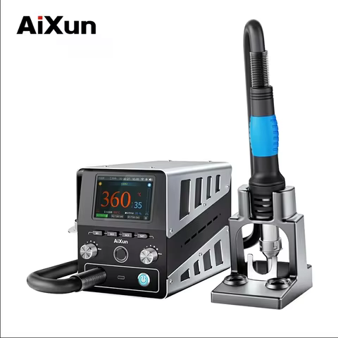 AiXun H314 Intelligent Hot Air Rework Station 1400W Power With Nozzle for BGA Rework Fast Desolderin