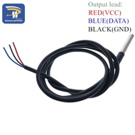 DS18B20 Stainless steel package 1 meters waterproof DS18b20 temperature probe temperature sensor 18B