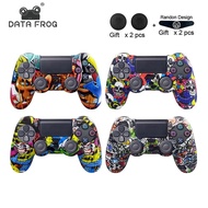 DATA FROG Anti-Slip Protective Skin for PlayStation 4 PS4 Controller Soft Silicone Case For PS4 Skin Joystick Accessories