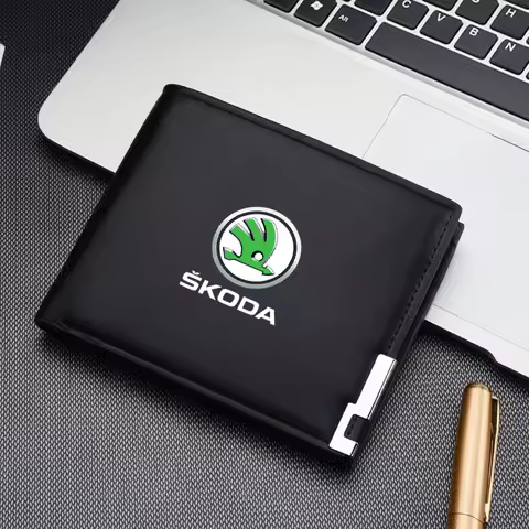 Car Wallet Driver's Licence Insurance Card Holder For Skoda Kylaq Elroq Octavia Enyaq Kamiq Scala Ra