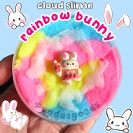RAINBOW BUNNY CLOUD SLIME VIRAL fluffy slime cloud slime