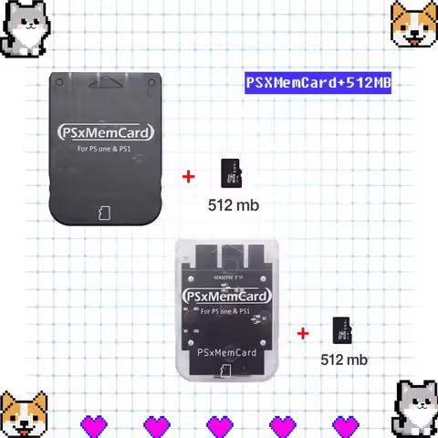 PSxMemCard PSX Memory Card Save Data Game Card For PlayStation PS1 PS One Game Console Support Micro