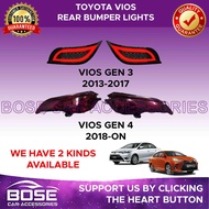 Toyota Vios Gen3 2013 - 2018 July / Vios Aug 2018 - 2023 Gen4 Rear Bumper Light Special Design