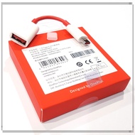Oneplus 3 3T 5 5T 6 6T 7 7T 8 8T 9 9R Nord N10 N100 5G Pro Type-C OTG Cable (red)