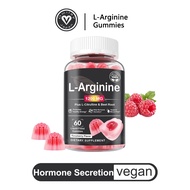 Omilay L Arginine Energy Booster L Arginine Gummies for Blood Flow Dietary Supplement 60 Gummies