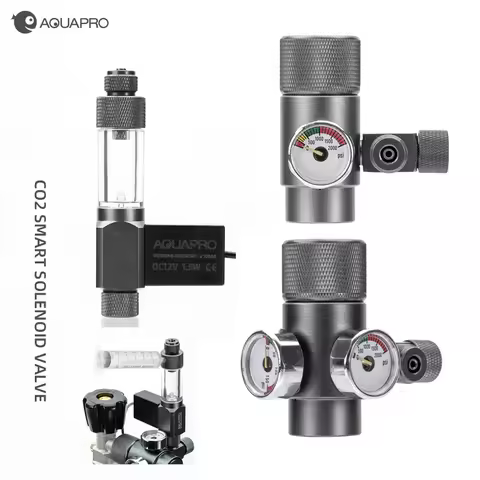 Aquarium Co2 Regulator Mini System Carbon Dioxide Reducer Solenoid Valve Cylinder Accessories Fishin