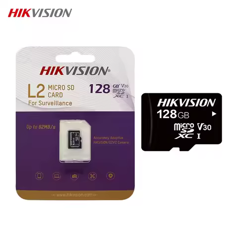 HIKVISION Micro SD Card 16GB 32GB 64GB 128GB 256GB Professional Memory Card for Surveillance Up to 9