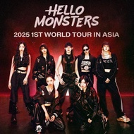 2026 New Product babymonster Short-Sleeved Concert Merchandise Shinkaishi Blue t-Shirt Li Charen Top