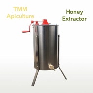 MESIN PERAS MADU HONEY EXTRACTOR HAND 3 FRAMES STAINLESS STEEL - retrosale