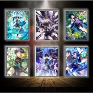 Wanderer color-changing 3D LED light painting - Genshin impact - ANIME 3D LED light painting for des