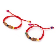 [] Benming Year Hand-woven Red String Bracelet Pisces Flat Knot Diamond Knot Transfer Red String Bra