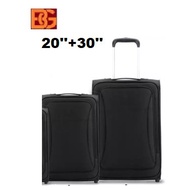 [John Lewis] 2In1 Set 20"+30" Inch Expandable +25% Capacity Super Light Nylon Soft Case Luggage Trav