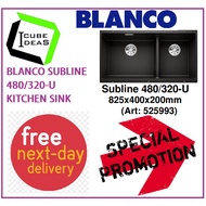 BLANCO SUBLINE 480/320-U STAINLESS STEEL SINK