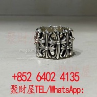CHROME HEARTS 克羅心 墓葬十字花戒指
