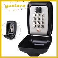 GUSTAVA Key Code Lock, Waterproof Wall Mount Key Lock Box, Portable with Push Button Digit Combination Key Storage Secret Box