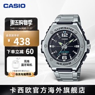 CASIO卡西欧商务男表时尚休闲男士运动指针手表 MWA-100H MWA-100HD-1AVDF