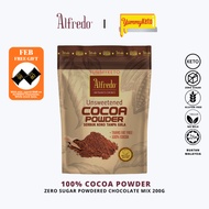 ALFREDO Zero Sugar Cocoa Powder [HALAL] Koko Tanpa Gula 无糖巧克力可可粉