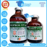 BIOPROS TP INJ 100ml & 50ML - Vitamin Hewan (ATP LEBIH TINGGI) Penguat otot hewan