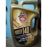 STOP OIL BOOSTER 140 15w40 FULLY SYNTHETIC 7L DIESEL CAR ENGINE OIL HILUX DMAX RANGER RAPTOR TRITON