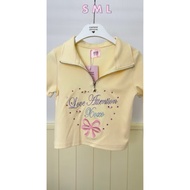 พร้อมส่ง ส่งไว เสื้อครอป ซิปCintage♡ crop zipper oversize ☻